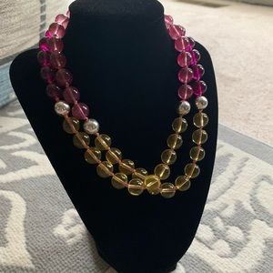 Robert Rose vintage glass necklace